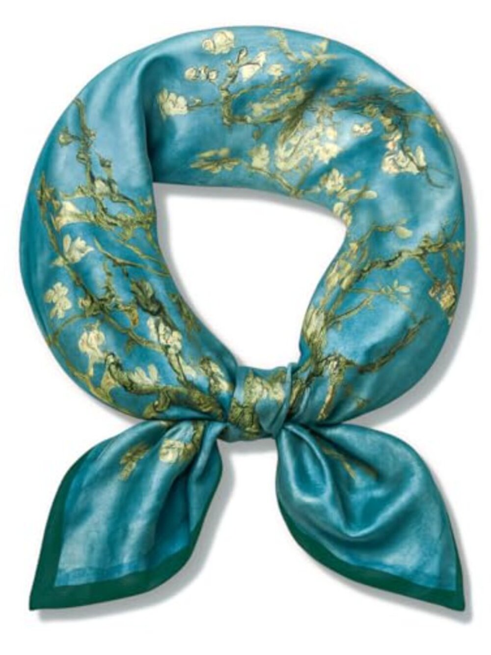 100% Polyester Silk Neck Scarf 21x21 Square Hair Wrap